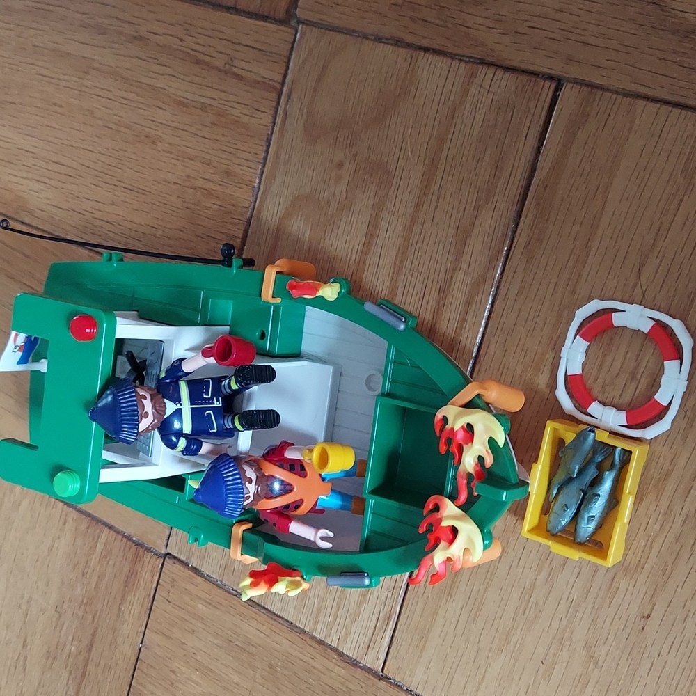 COPY - Playmobil Helicopter and Fishing Boat